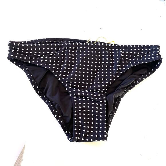 Shoshanna Black & White Swim Bikini Bottom Small NWT - Picture 1 of 5